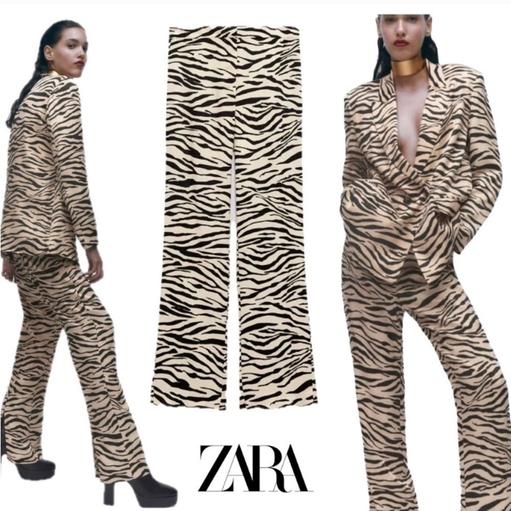 NWOT Zara Animal Print Pant